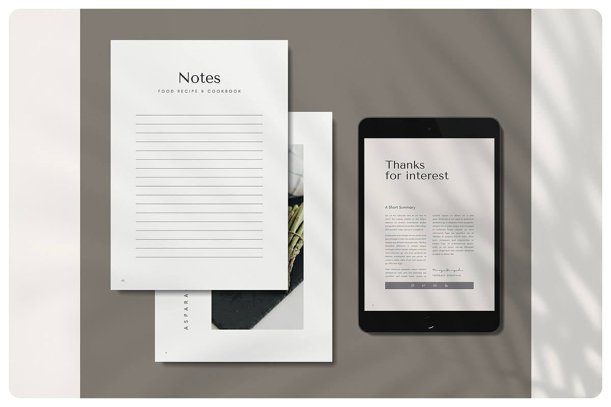 Canva Cookbook / Recipe Book, a Magazine Template by BlancaLab Studio (Photo 8 of 9)
