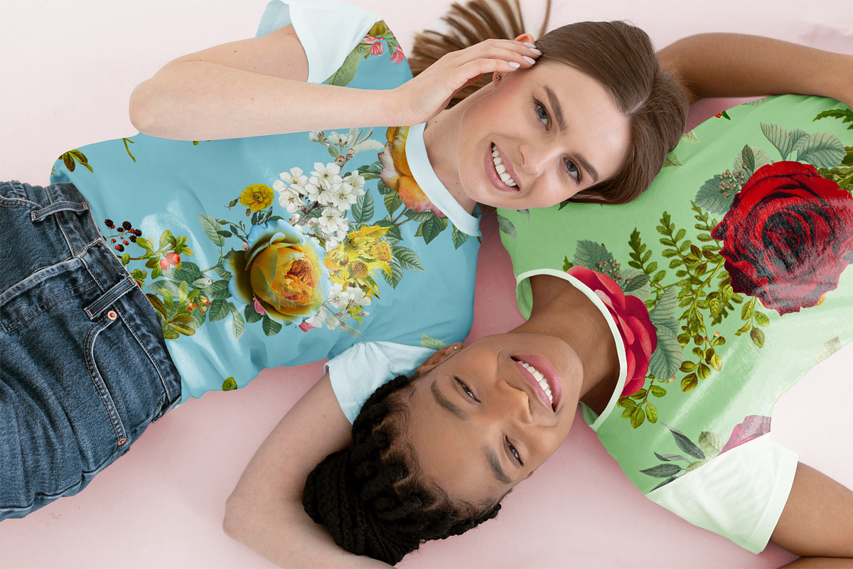 Roses seamless paper, a Pattern Graphic by NastiaDesignsPrints (Photo 10 of 10)