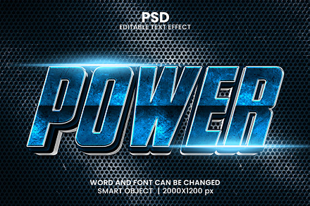 Power Movie Style 3d Text Effect, a Layer Style Add-On by bdrobin