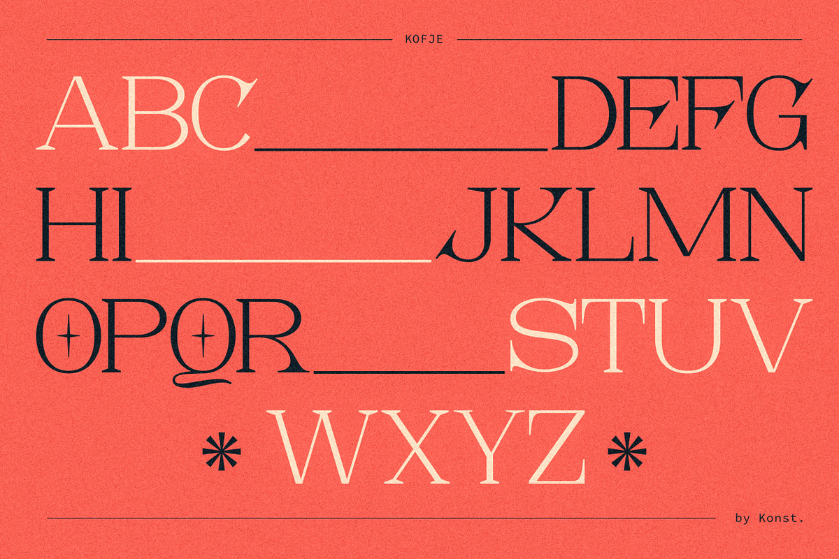 KOFJE - Beauty Serif Fonts, a Serif Font by Konstantine Studio (Photo 14 of 17)