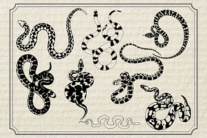 Snake SVG, Snake Stencils