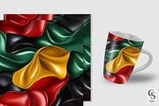 Black History Month 3D Foil Pattern, a Pattern Graphic by Creative Store (Thumbnail 2 of 5)