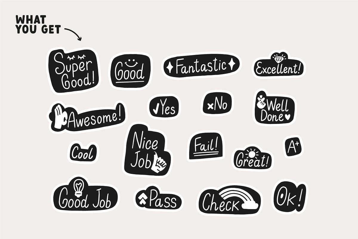 Good Job Sticker, an Object Graphic by AnkaDrozd (Photo 4 of 6)