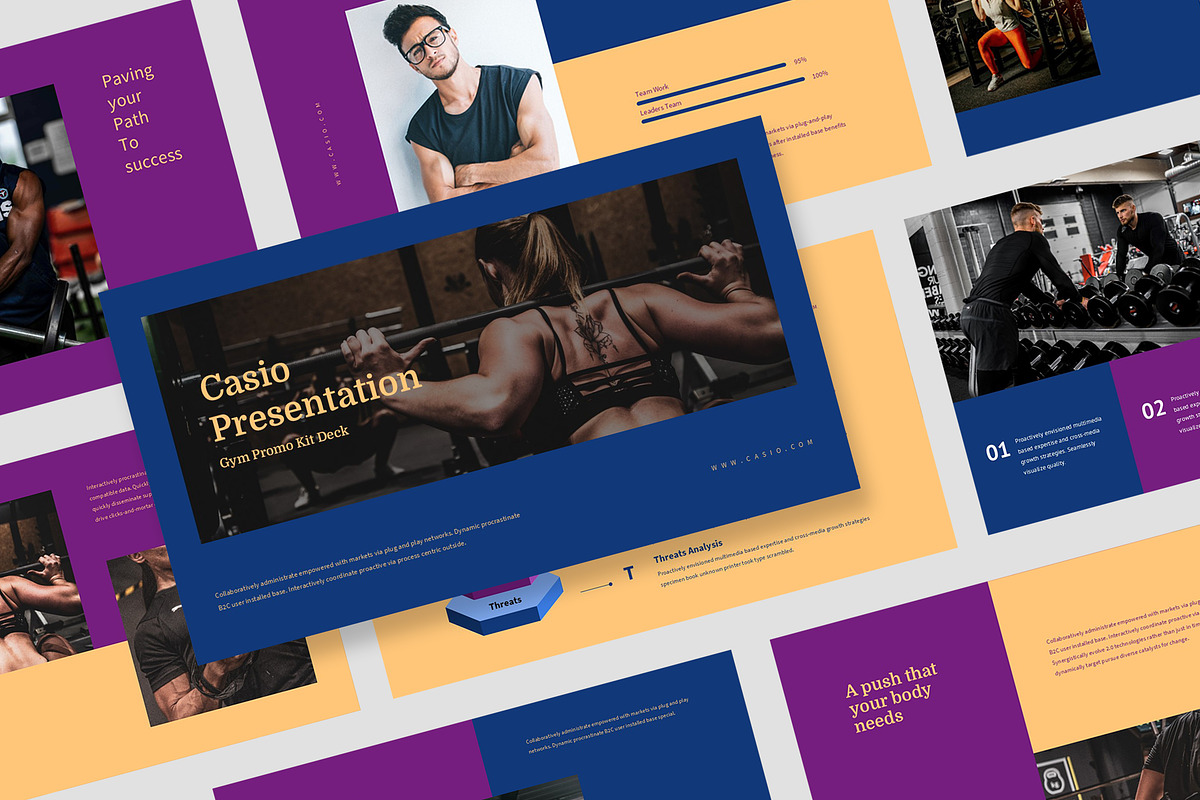 Casio : Gym Promo Powerpoint