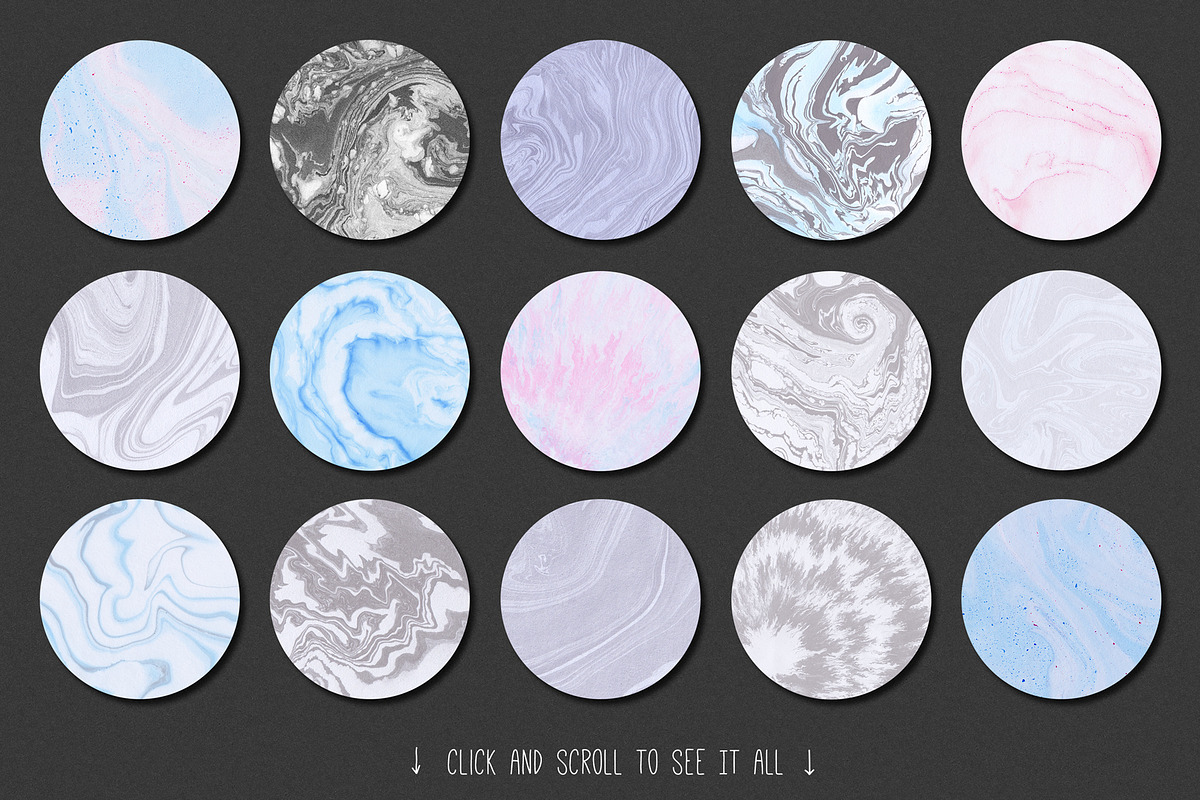 Sumi Flow. 50 Marble textures, a Texture Graphic by Begin Again (Photo 6 of 7)