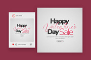 Valentine's Day Social Media Bundle, a Social Media Template by Saman Osama (Thumbnail 9 of 14)