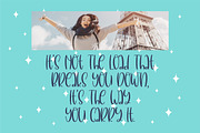 BlueBird Quirky LS, a Script Font by GranzCreative (Thumbnail 4 of 11)