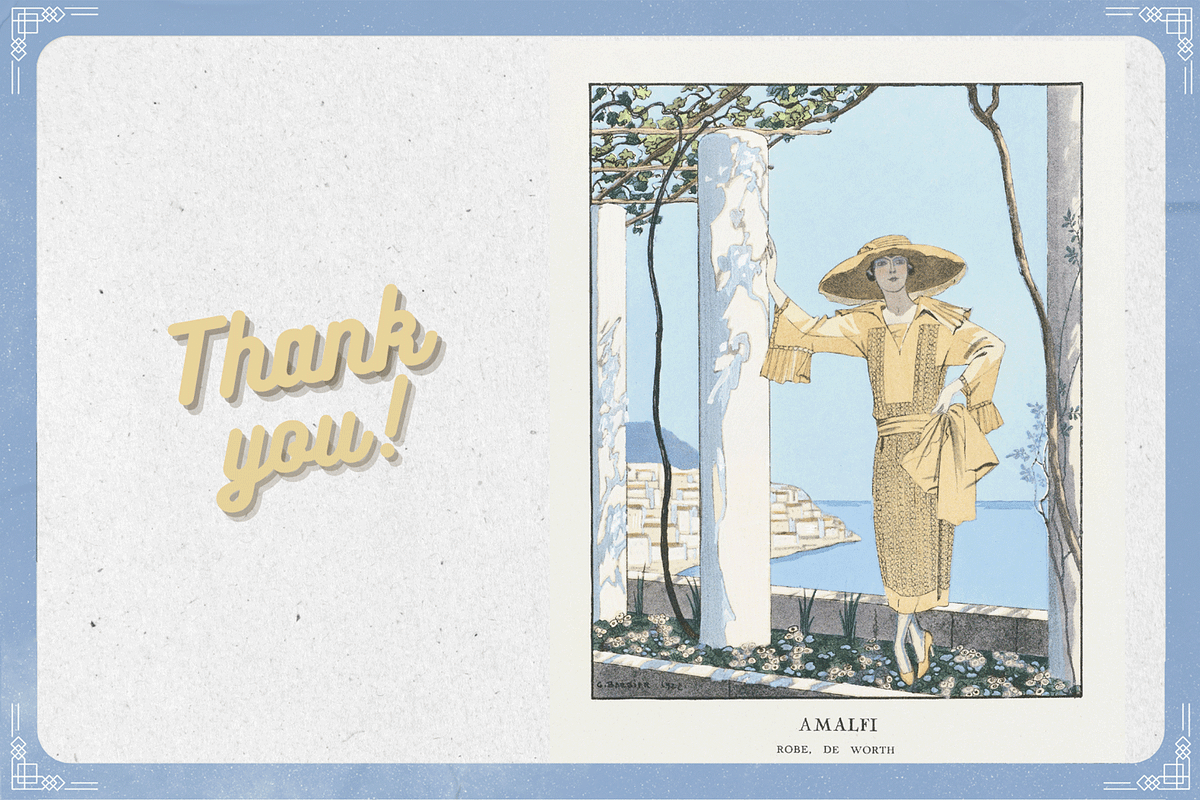 Vintage 1920s Fashion Posters Bundle, a Person Illustration by Golden Vision Studio (Photo 10 of 10)