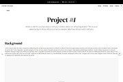 Portfolio / Google Site Wireframe, a Templates & Theme by Template Heaven (Thumbnail 2 of 5)