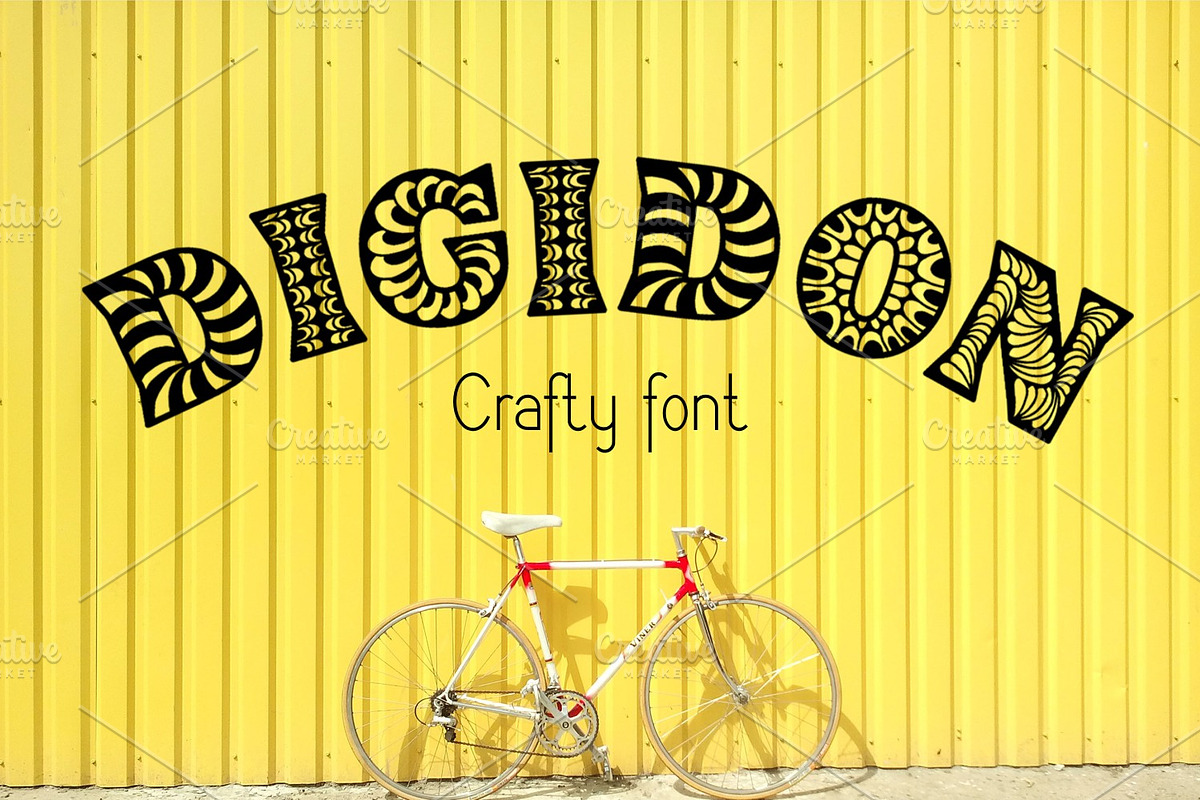 Digidon Font preview 3