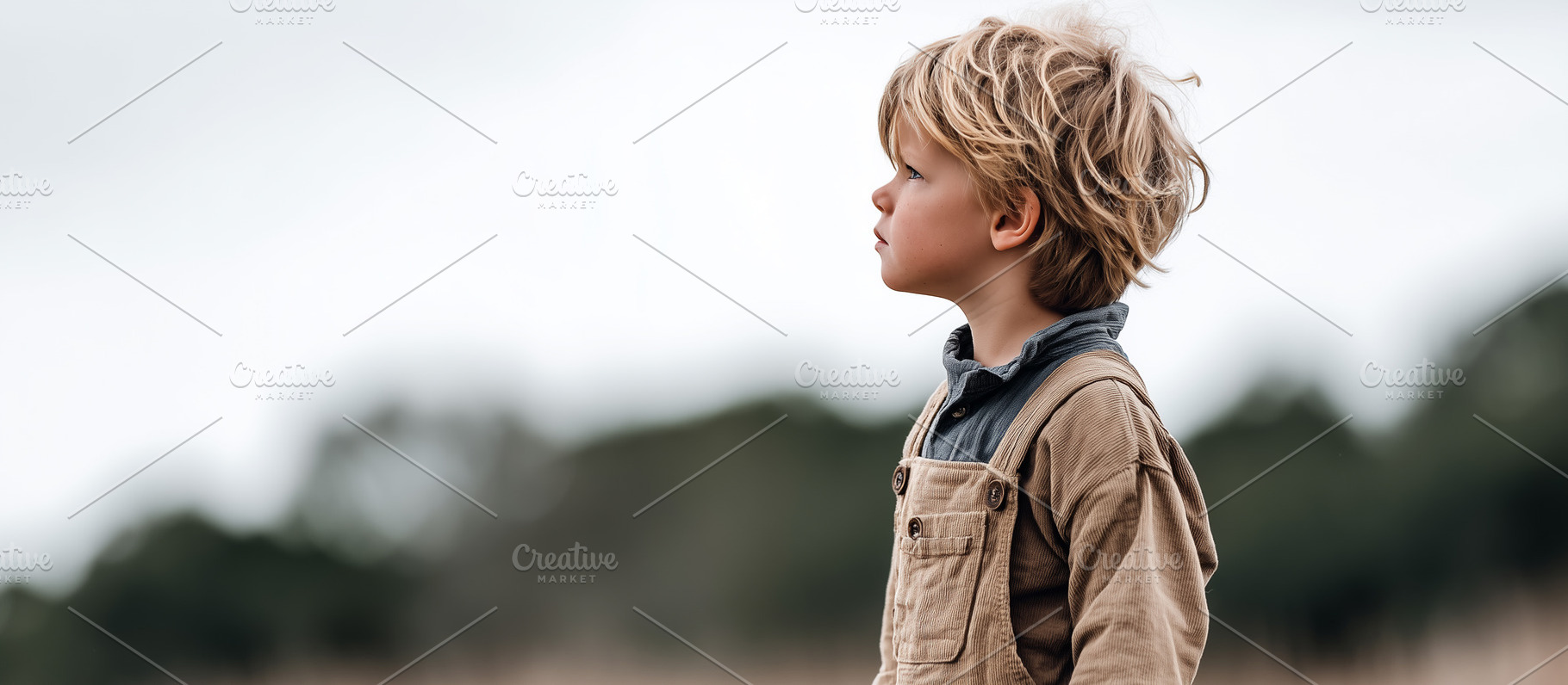 Thoughtful young farmer boy, a Person Photo by MistyDay