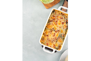 Baked squash and savoy cabbage, a Food & Drink Photo by Lifemorning