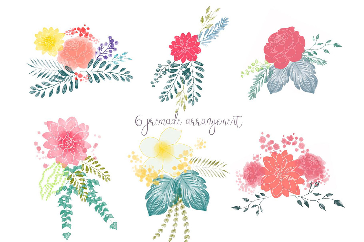 Secret garden procreate stamp brush, a Brush Add-On by Meisanmui (Photo 3 of 8)
