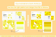 Yellow Color Palette Library, a Print Template by Hell Yeah Designs (Thumbnail 4 of 10)