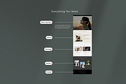 Photographer Canva Website Template, a Landing Page Template by batang (Thumbnail 3 of 5)