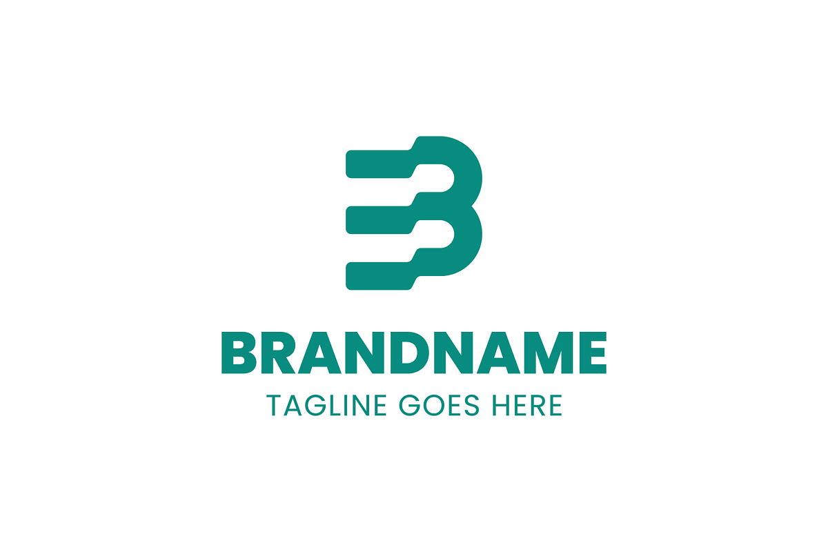 Letters EB Flag Logo, a Branding & Logo Template by Pray Art Design Studio (Photo 1 of 2)
