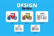 Animated Antique Car Vectors, a Duotone Icon by Prosymbols (Thumbnail 5 of 14)