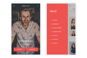 Milap - Photo & Video Sharing UI Kit