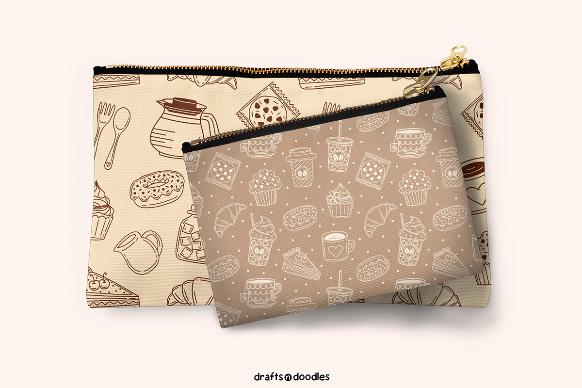 Cafe and Bakery Line Art Graphic Set, a Food Illustration by Drafts n Doodles (Photo 10 of 12)