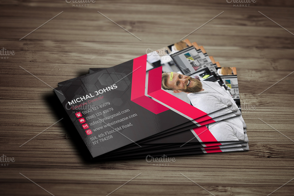 Business Cards, a Business Card Template by DesignsLab (Photo 3 of 12)