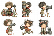 Film Kids Mane Clipart, an Illustration by Daily.Designs (Thumbnail 4 of 5)