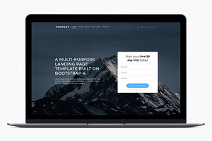 Multipurpose Landing Page Bootstrap