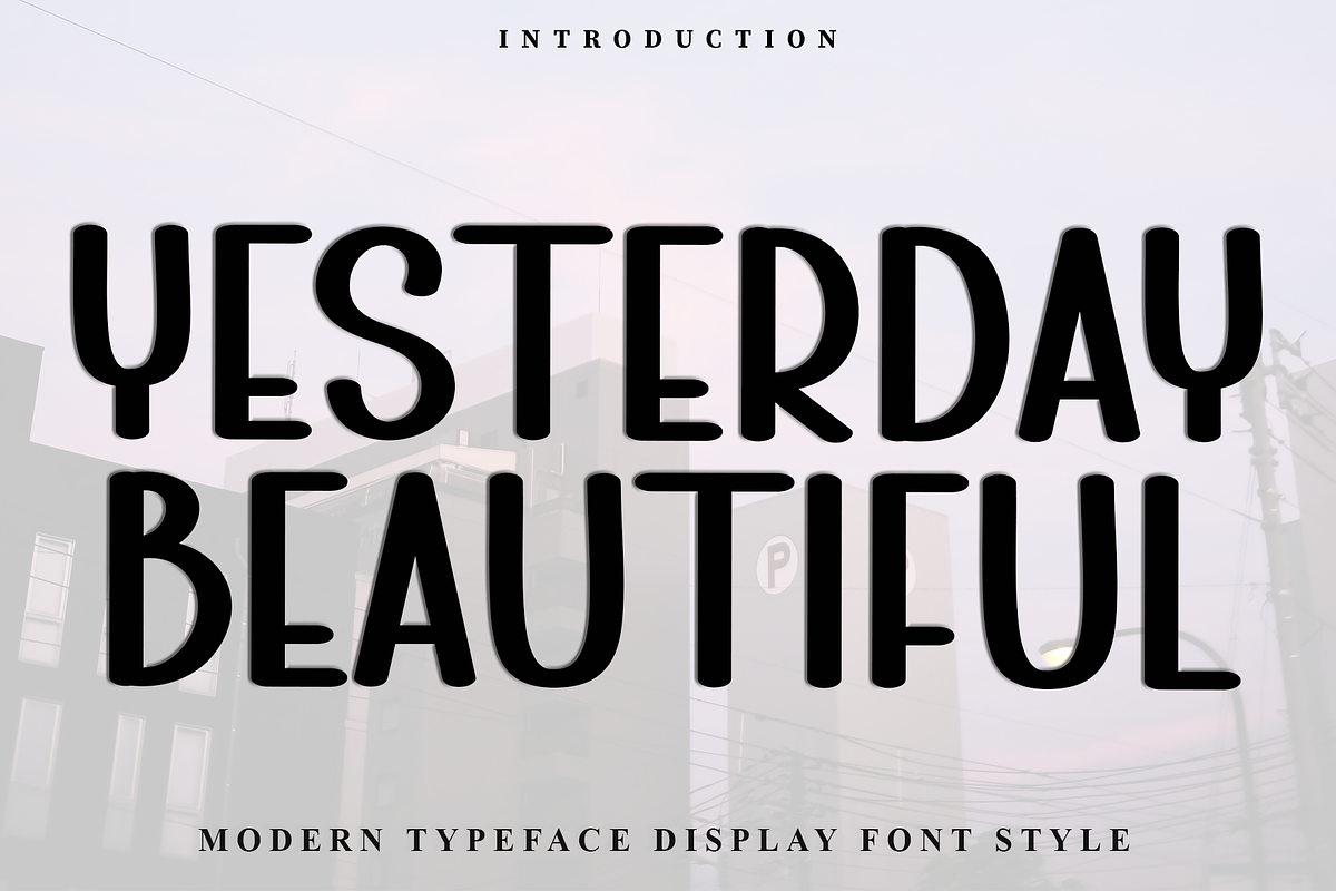 Yesterday Beautiful, a Script Font by InermediaSTUDIO (Photo 1 of 8)