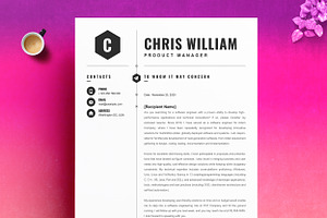 Professional Resume Template Cover