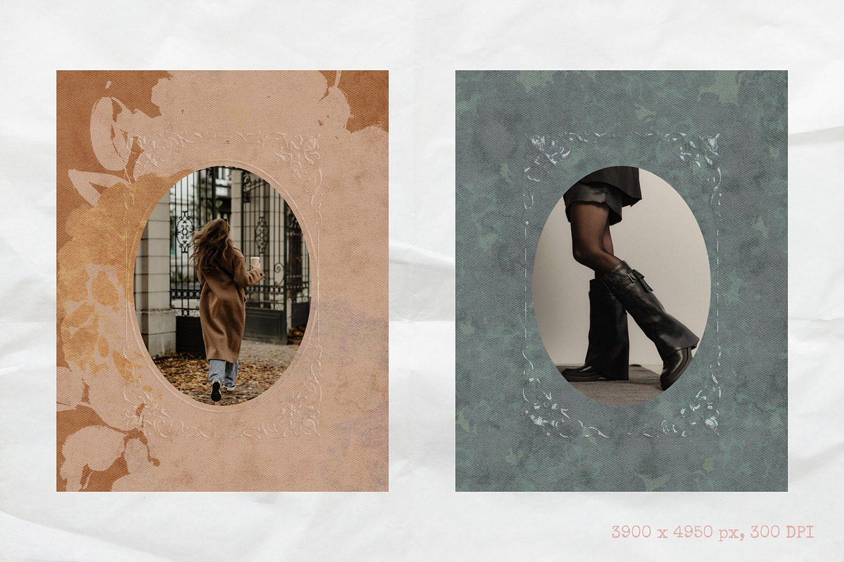 Old Garden Album. Textures & Frames, a Background Graphic by PaperJamLab (Photo 12 of 15)