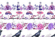 Forest Witch Clipart and Patterns, a Pattern Graphic by Lagmar Design (Thumbnail 11 of 13)