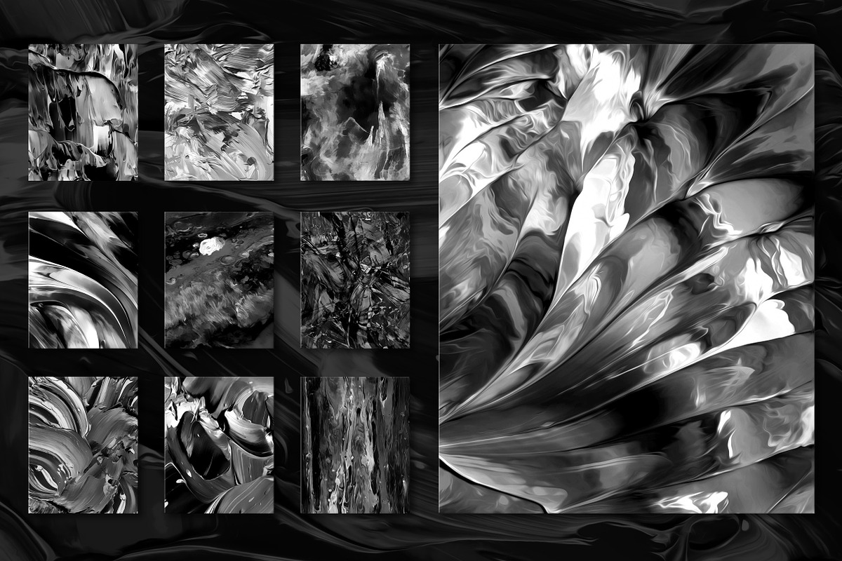 Flow Bundle—300 fluid paint textures, a Texture Graphic by Chroma Supply (Photo 28 of 34)