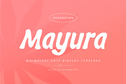 Mayura - Clean Cute Font, a Handwritten Font by Salamahtype (Thumbnail 1 of 7)