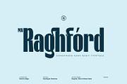MN Raghford - Condensed Sans Serif, a Sans Serif Font by Mantra Naga (Thumbnail 1 of 17)