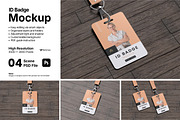 ID Badge Mockup Bundle Set, an Advertising Mockup by Rielismee (Thumbnail 1 of 5)
