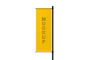 Standing Flag Mockup, a Product Mockup by Designbuys (Thumbnail 3 of 3)