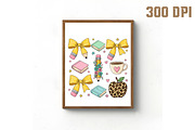 Back to School Cute Png, Teacher Bow, an Illustration by Libby Wishes (Thumbnail 4 of 6)