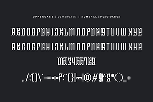 Besovero - Artdeco & Gothic Font