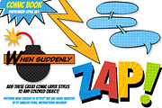 Comic Book Layer Styles +Bonus, a Layer Style Add-On by Studio Kitsch (Thumbnail 3 of 4)