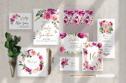 Wedding Cards Set, an Invitation Template by Karma