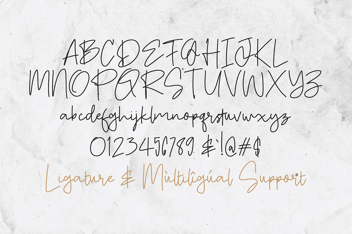 Maurichia, a Script Font by Pustudio (Photo 9 of 9)