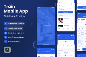 Sepura - Train Mobile App UI Kit