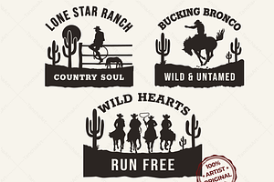 Western Cowboy Bundle SVG PNG, a Graphic by TanchaArt