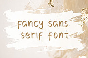 Lila Mae Fancy Sans Serif Font, a Sans Serif Font by GearShift (Thumbnail 5 of 7)