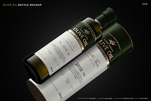 Olive Oil Bottle Mockup