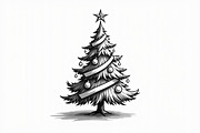 Festive Christmas Tree Silhouette Bu, an Illustration by Artivon (Thumbnail 6 of 21)