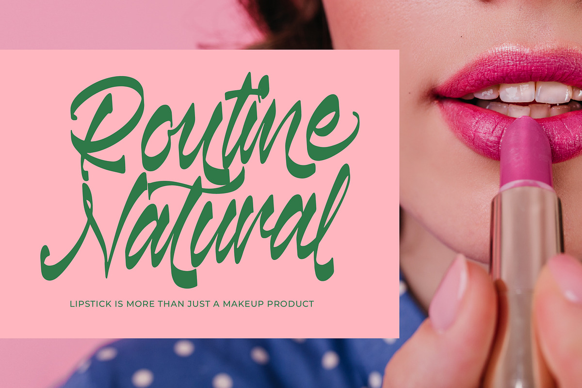 Kabetha Shelyne Bold Calligraphy, a Script Font by Letterena Studios Script (Photo 7 of 20)
