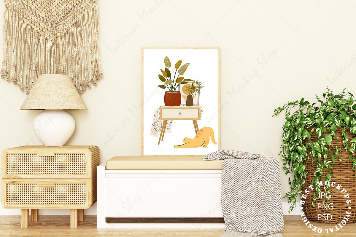 Art Print Mockup Interior, a Print Template by Mockup Shop (Photo 3 of 4)