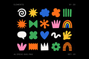 Colorful Doodle Elements, an Object Illustration by Pixels.Craft (Thumbnail 2 of 10)