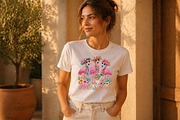 Rhinestone Hello Summer Flamingo PNG, an Illustration by Pixels.Craft (Thumbnail 6 of 8)