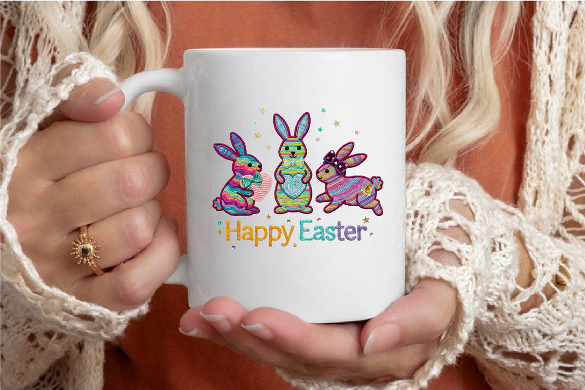 Faux Yarn Easter Png Happy Easter Bu, an Animal Illustration by designcity5 (Photo 6 of 9)